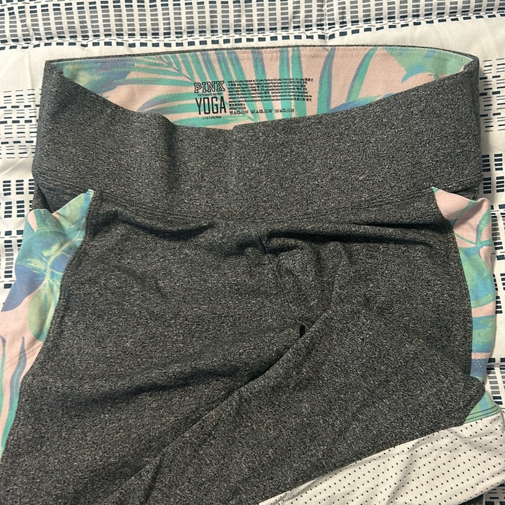 Ping yoga gray pants with pockets size large